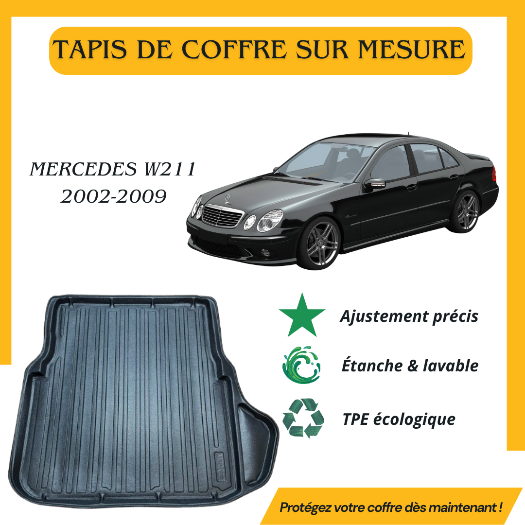 Tapis de coffre 4D Mercedes w211 2002-2009