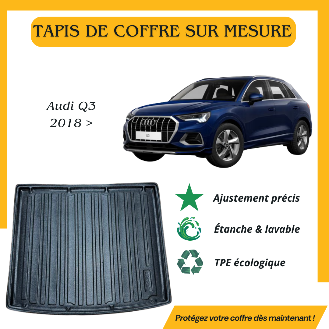 Tapis de coffre 4D Audi Q3 2018>