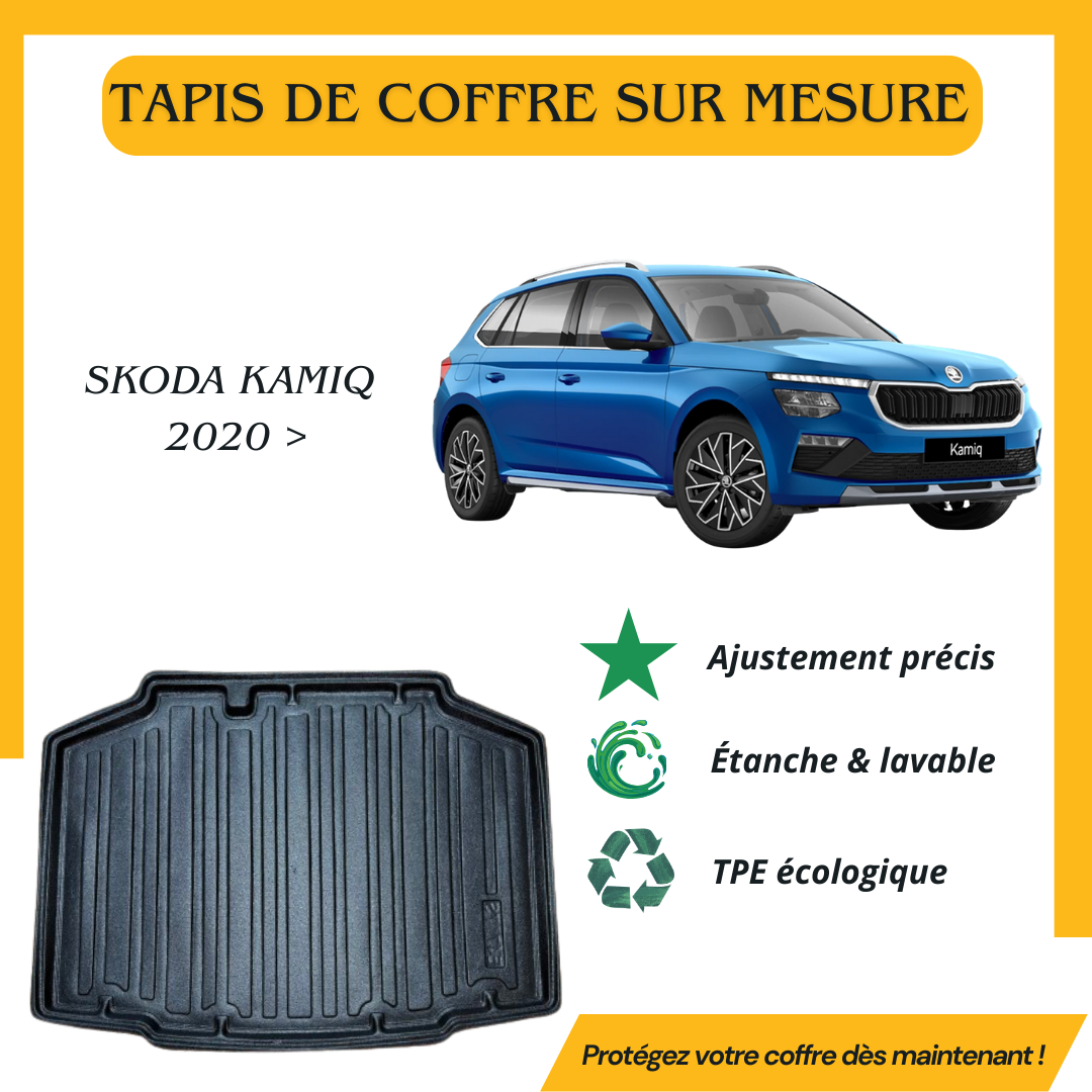 Tapis de coffre 4D SKODA KAMIQ 2020>