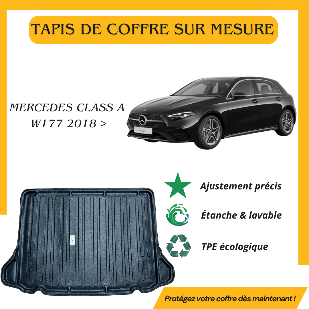 Tapis de coffre 4D MERCEDES CLASSE A W177 2018+