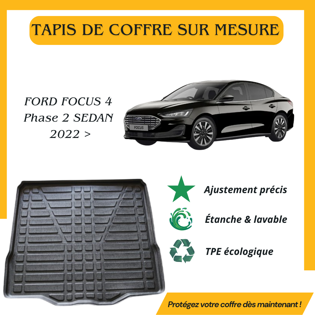 Tapis de coffre 4D FORD FOCUS 4 SEDAN 2022 >
