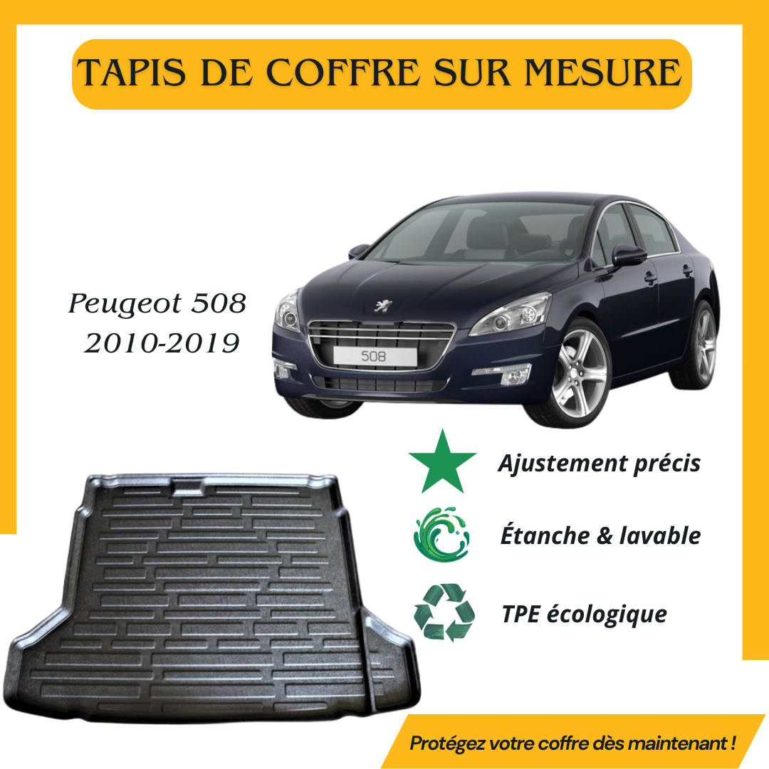 Tapis de coffre 4D Peugeot 508 2010-2019
