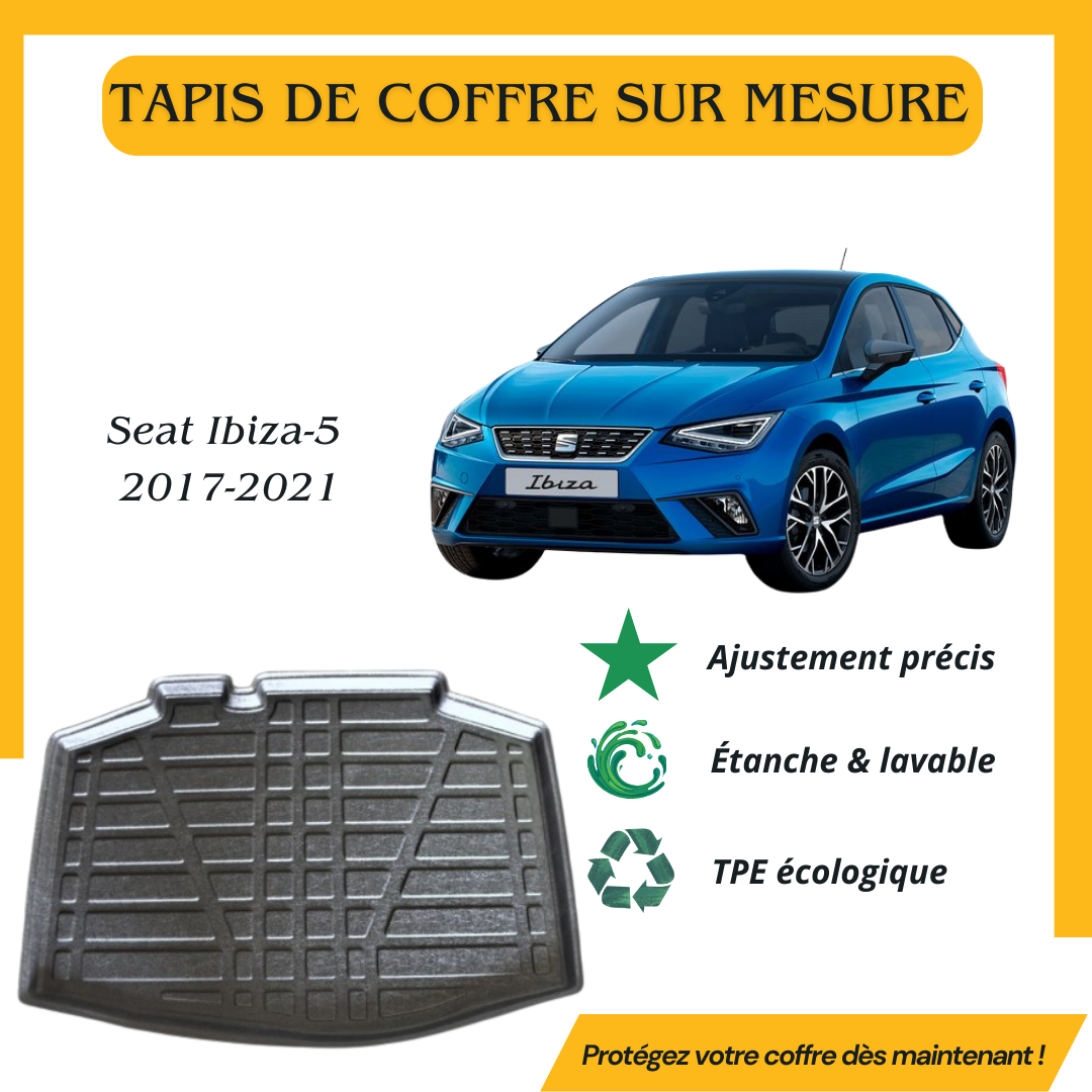 Tapis de coffre 4D Seat Ibiza-5 2017-2021