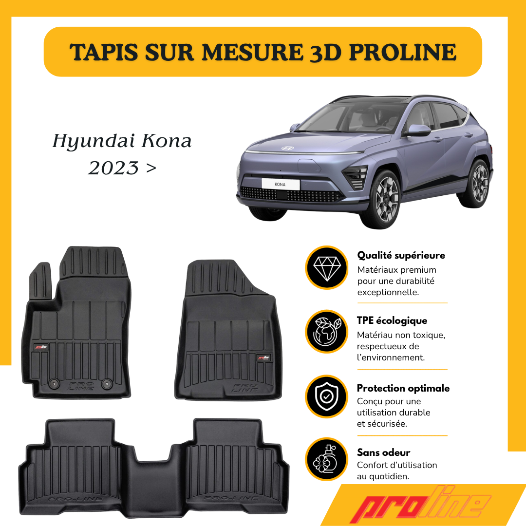 Tapis de sol PROLINE Hyundai Kona II 2023 >
