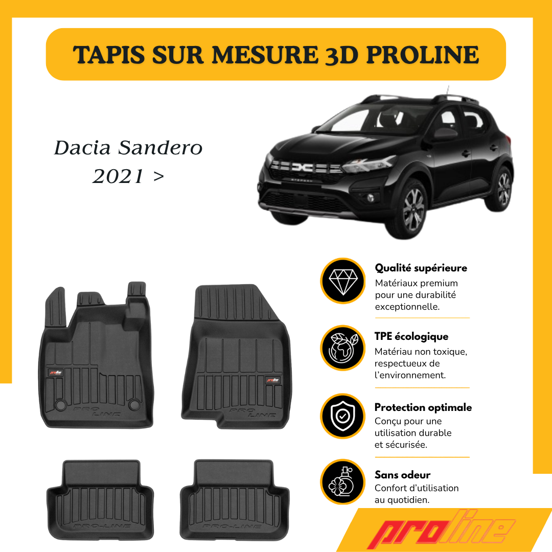 Tapis de sol PROLINE Sandero III 2021 >