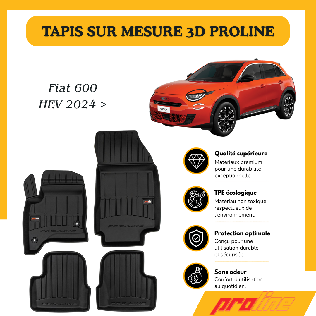 Tapis de sol Proline Fiat 600 HEV 2024 >