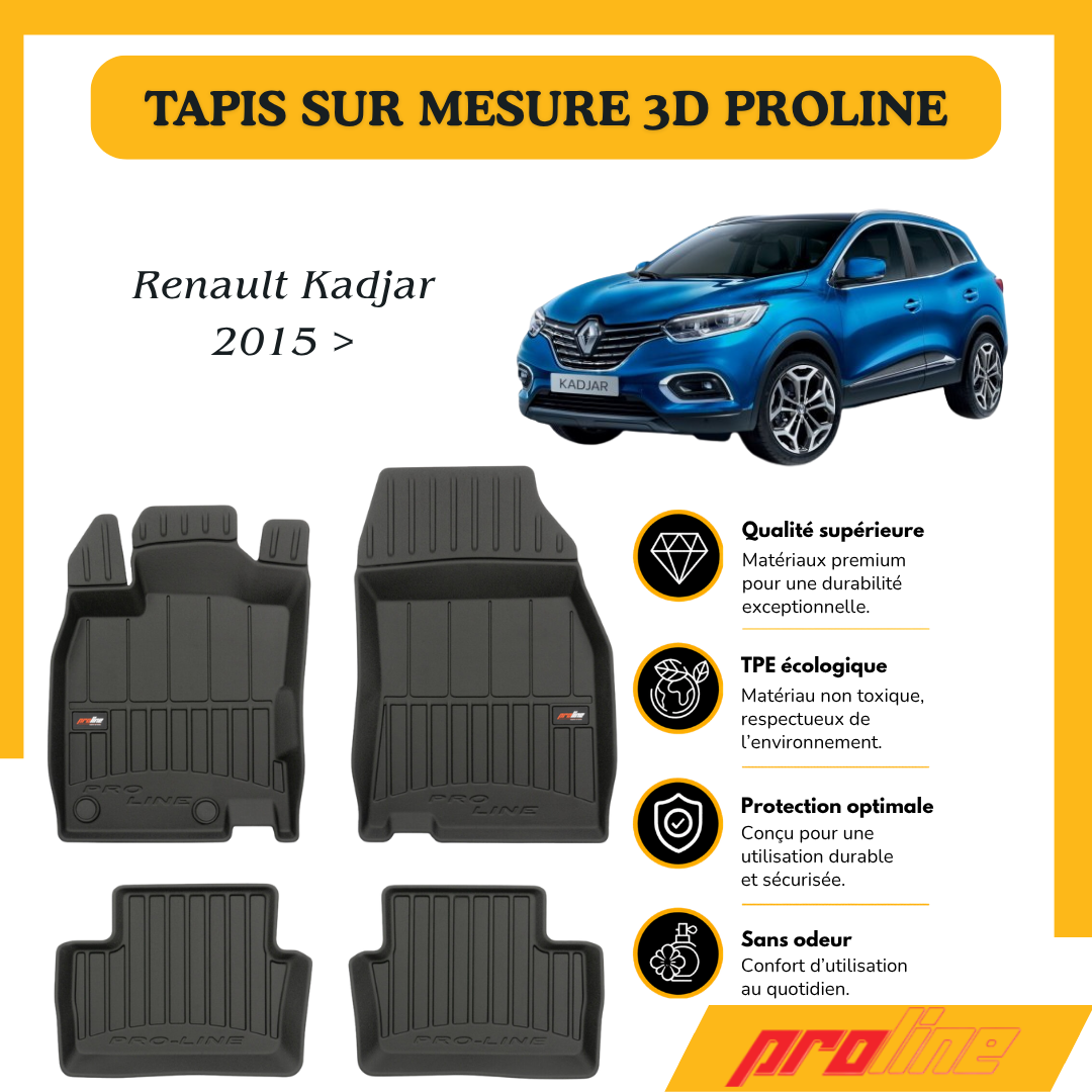 Tapis de sol Proline Renault Kadjar 2015 >
