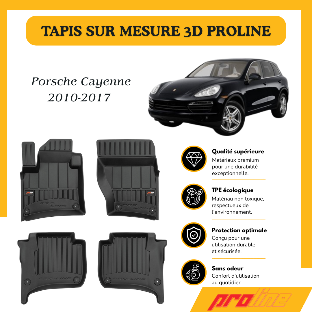 Tapis de sol Proline Porsche Cayenne 2010-2017