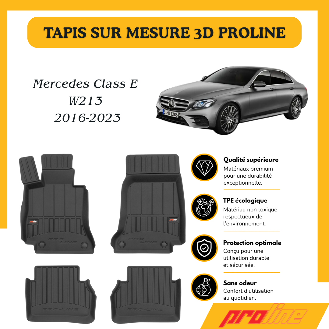 Tapis de sol Proline Mercedes Classe E W213 2016-2023