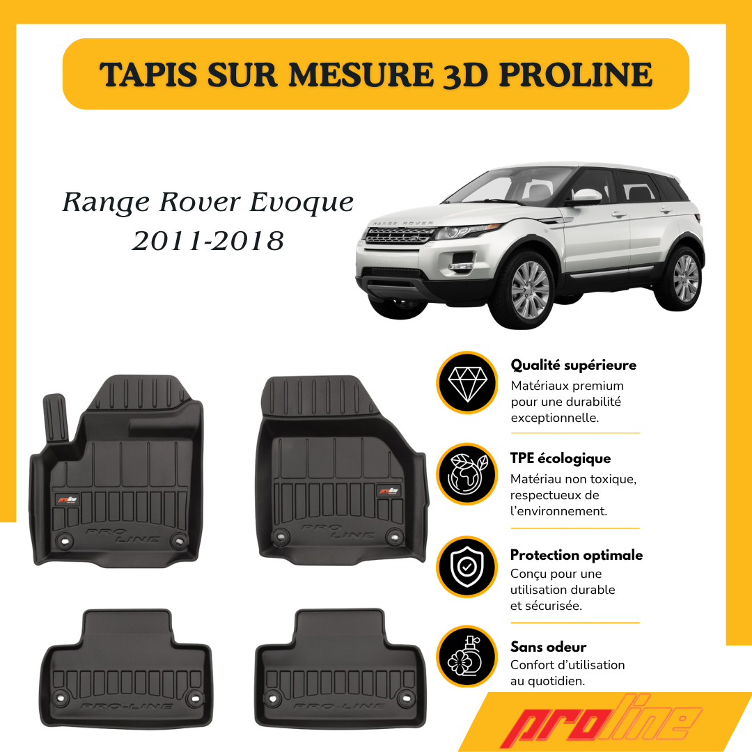 Tapis de sol Proline  Land Rover Range Rover Evoque 2011-2018