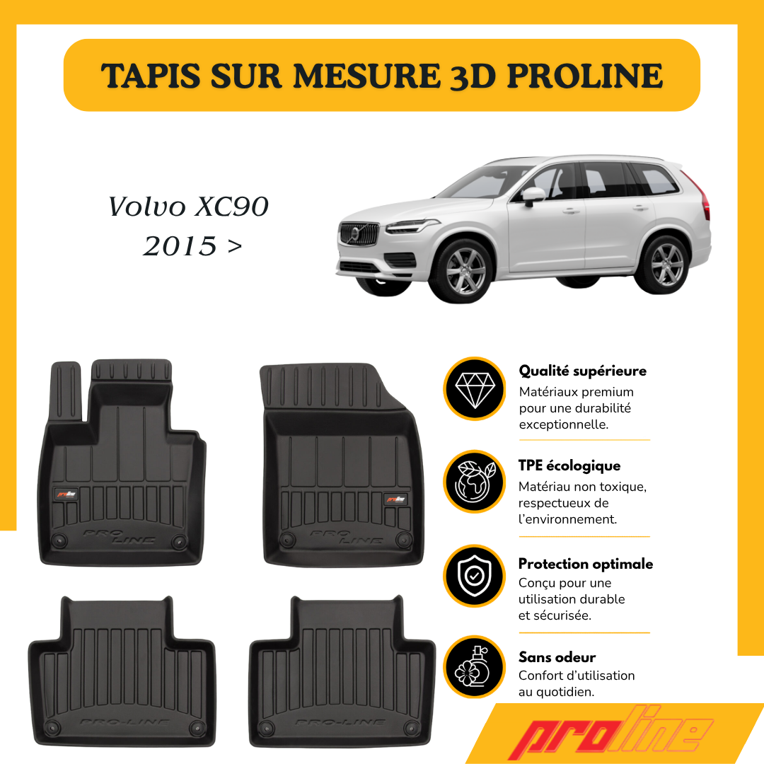 Tapis de sol PROLINE Volvo XC90 II 2015 >