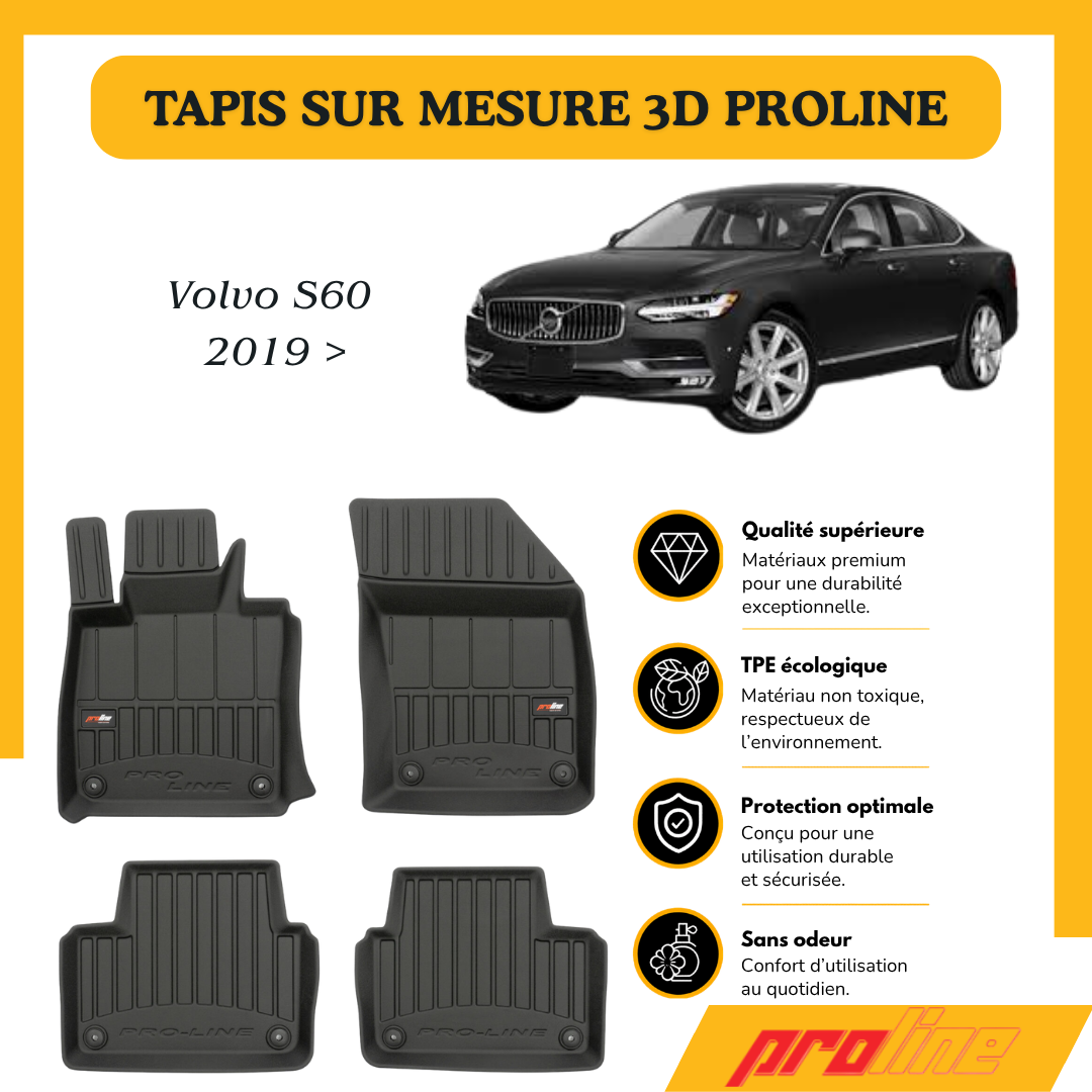 Tapis de sol PROLINE Volvo S60 III 2019 >