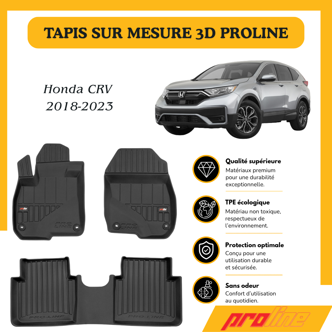 Tapis de sol PROLINE Honda CRV 2018-2023