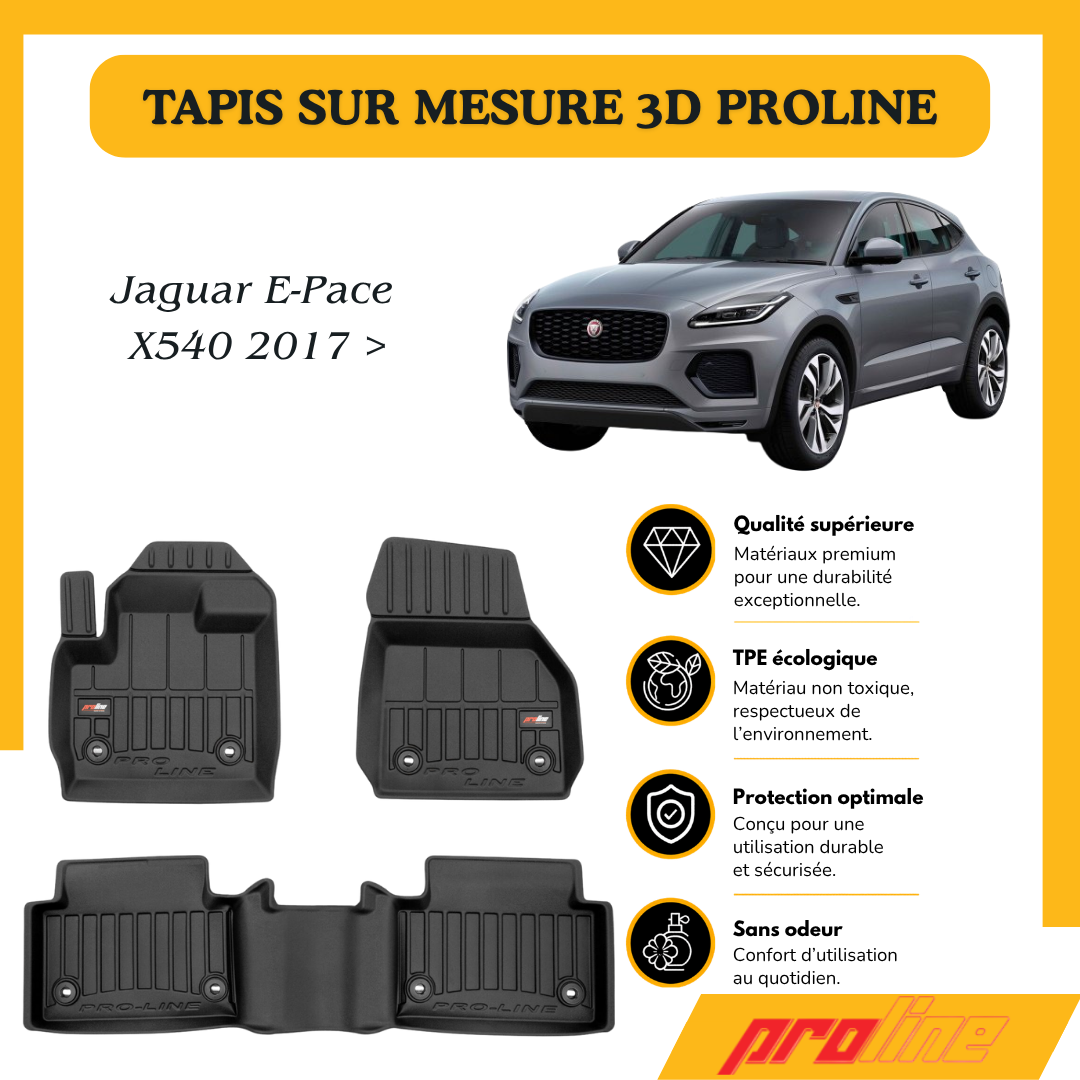 Tapis de sol PROLINE Jaguar E-Pace X540 2017 >