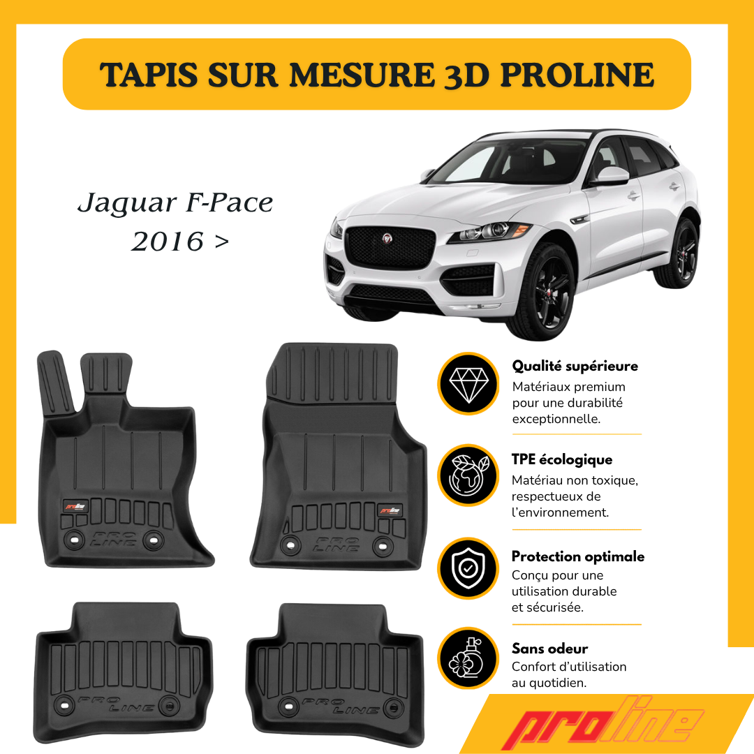 Tapis de sol PROLINE Jaguar F-Pace 2016 >