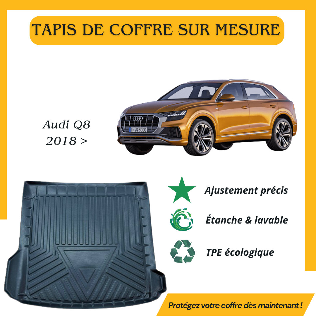 Tapis de coffre 4D AUDI Q8 2018 >