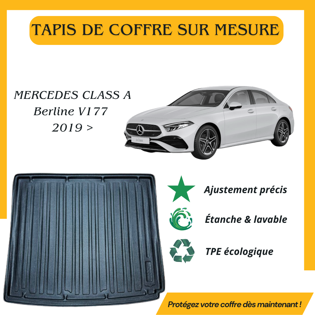 Tapis de coffre 4D Mercedes Class A V177 2019+