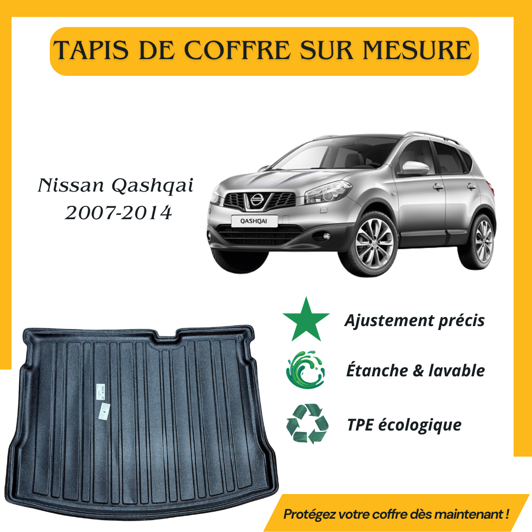 Tapis de coffre 4D Nissan Qashqai 2007-2014