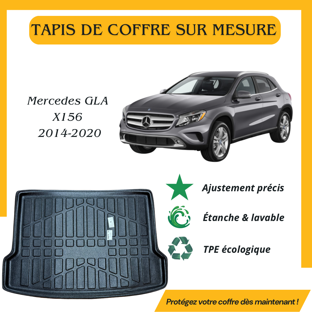 Tapis de coffre 4D Mercedes GLA X156 2014-2020