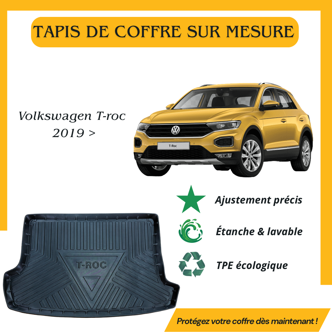 Tapis de coffre 4D VOLKSWAGEN T-ROC 2019>