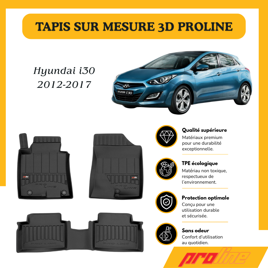 Tapis de sol Proline Hyundai i30 2012-2017