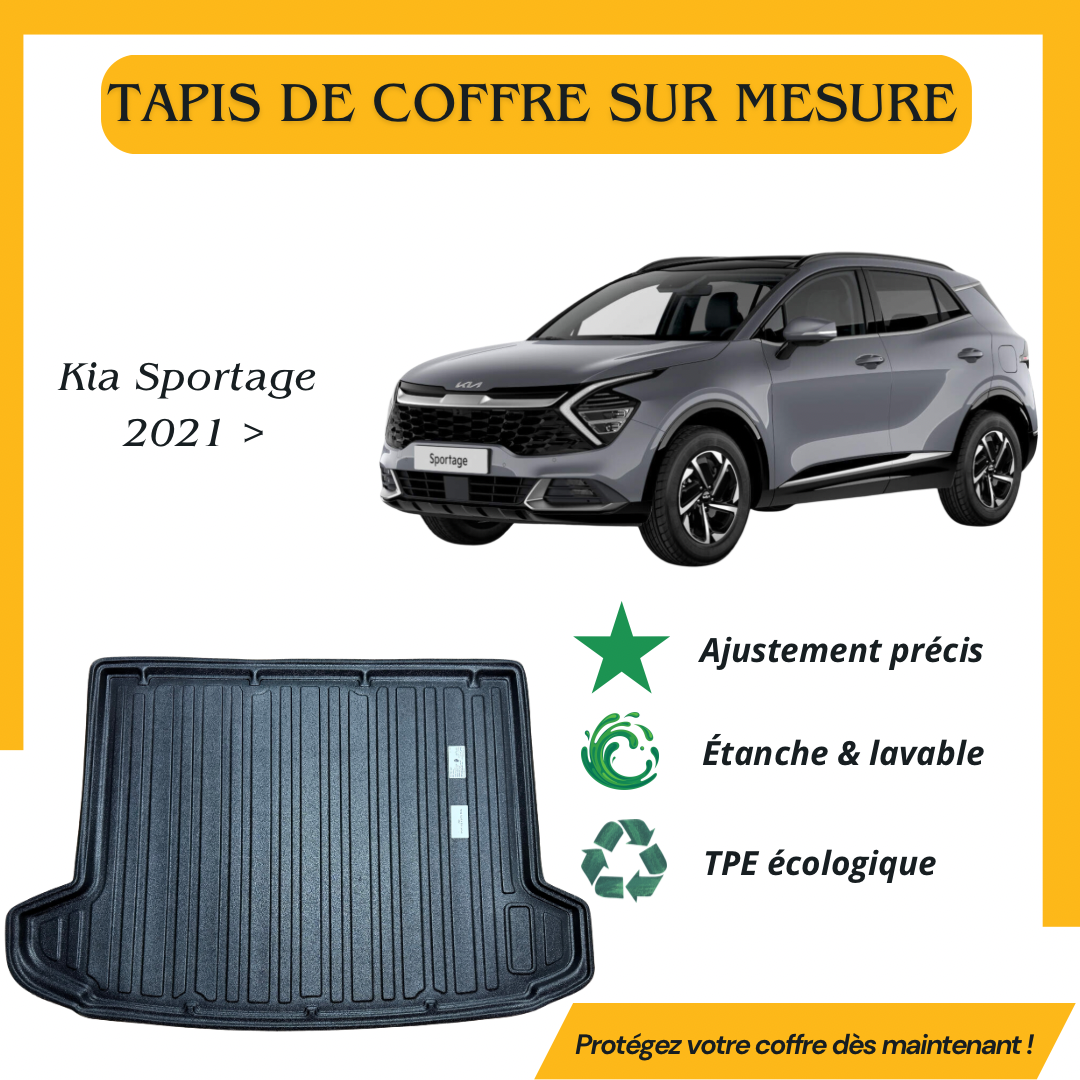 Tapis de coffre 4D Kia Sportage 2021 >