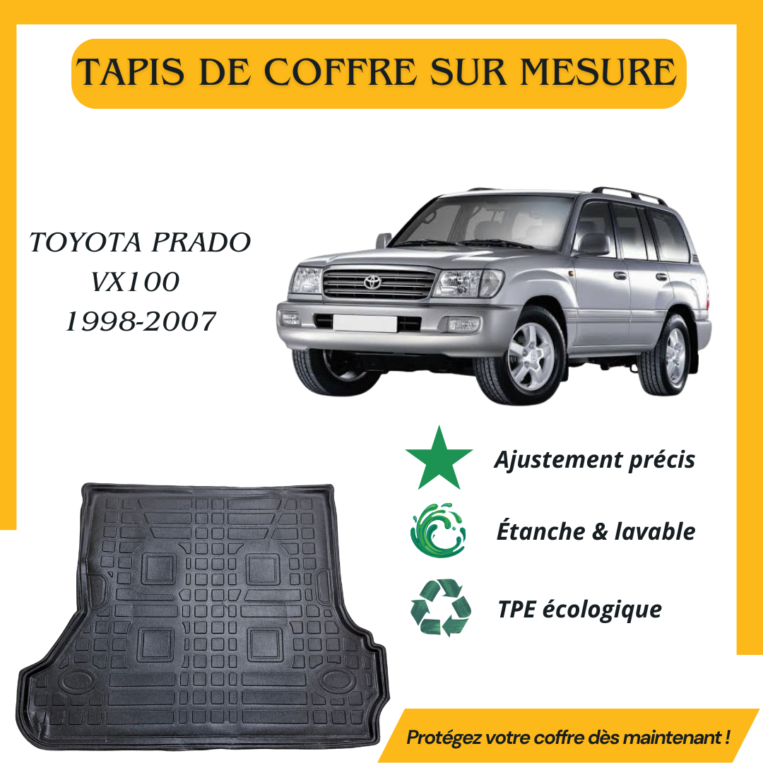 Tapis de coffre 4D TOYOTA PRADO FJ100 VX100 1998-2007