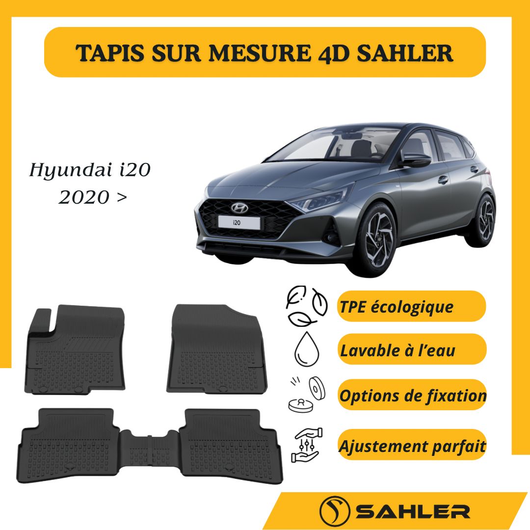 Tapis Sur Mesure 4D Hyundai I20 2020>
