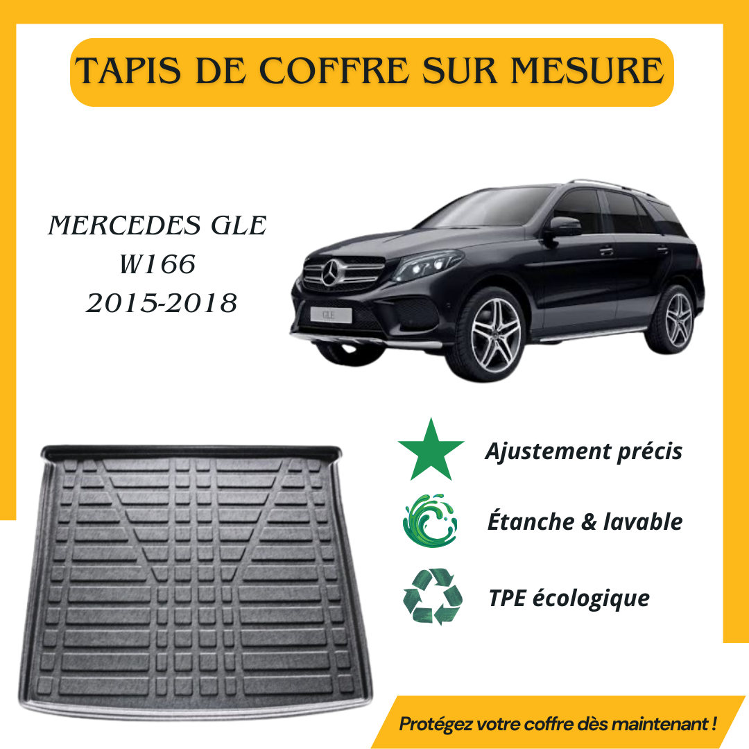 Tapis de coffre 4D MERCEDES GLE W166 2015-2018