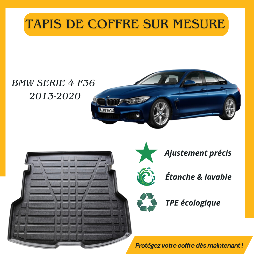 Tapis de coffre 4D BMW SERIE 4 F36 2013-2020