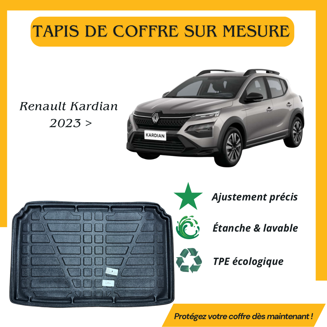 Tapis de coffre 4D Renault Kardian 2023 >