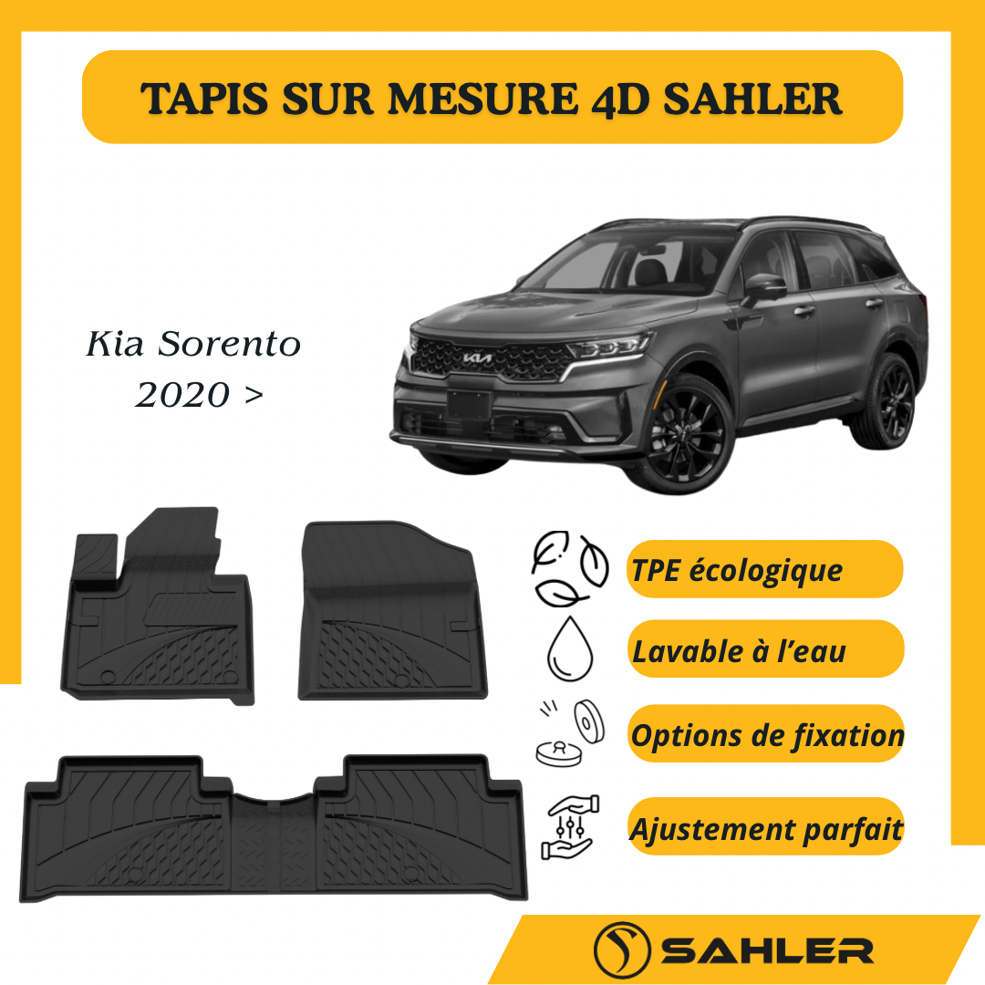 Tapis Sur Mesure 4D Premium Kia Sorento Hybrid 2020 >