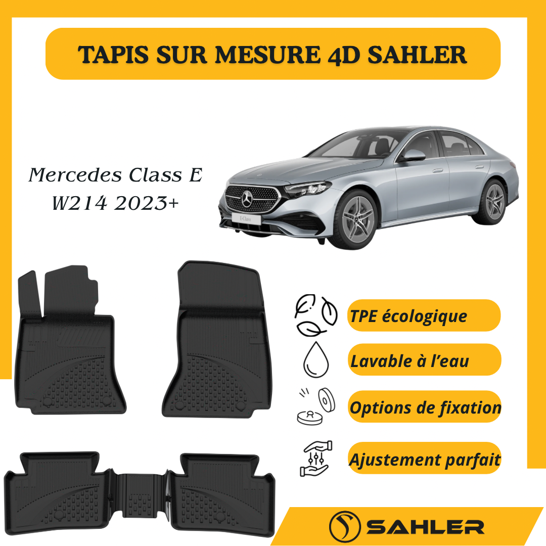 Tapis Sur Mesure 4D Mercedes Class E W214 2023+