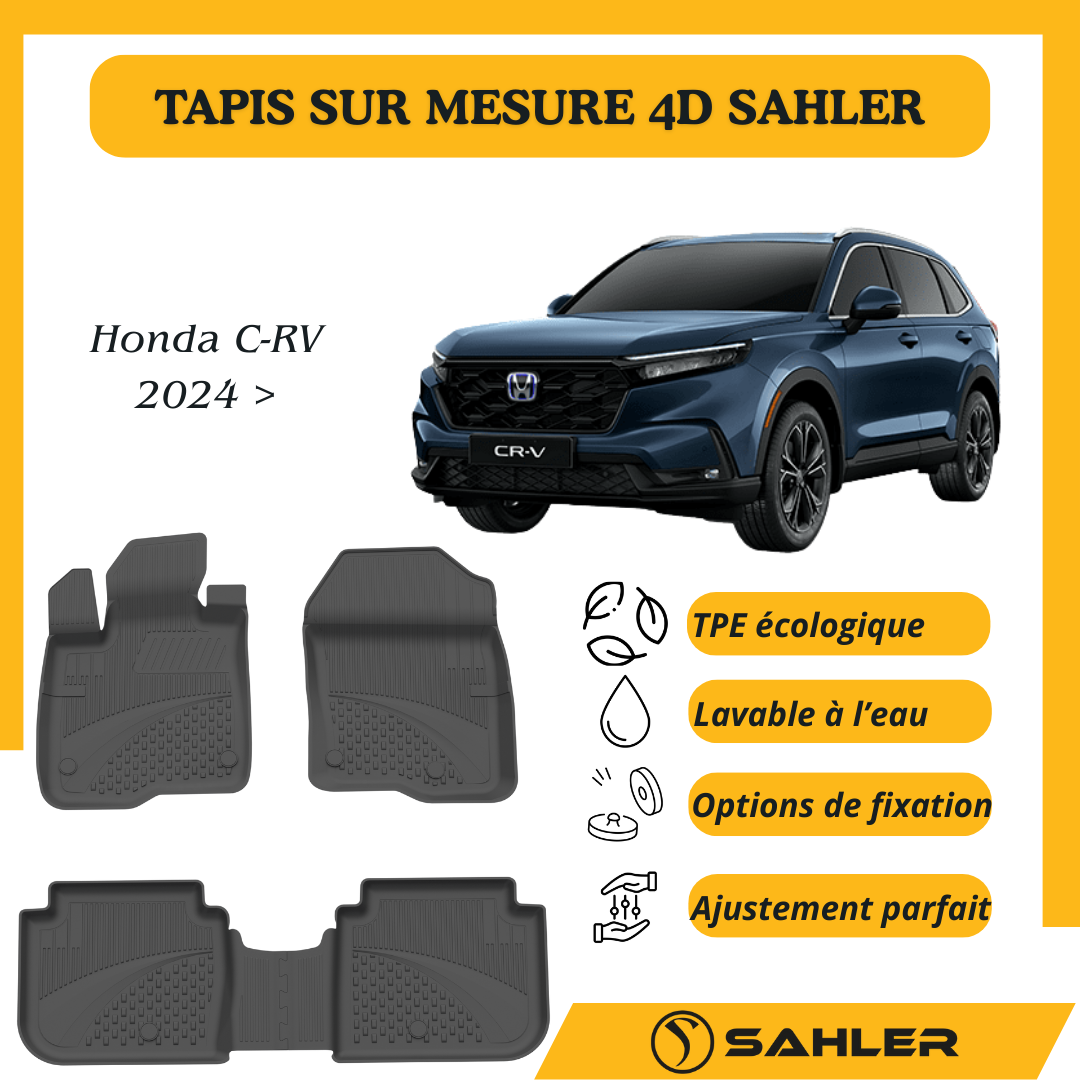 Tapis Sur Mesure 4D Honda CRV 2024 >