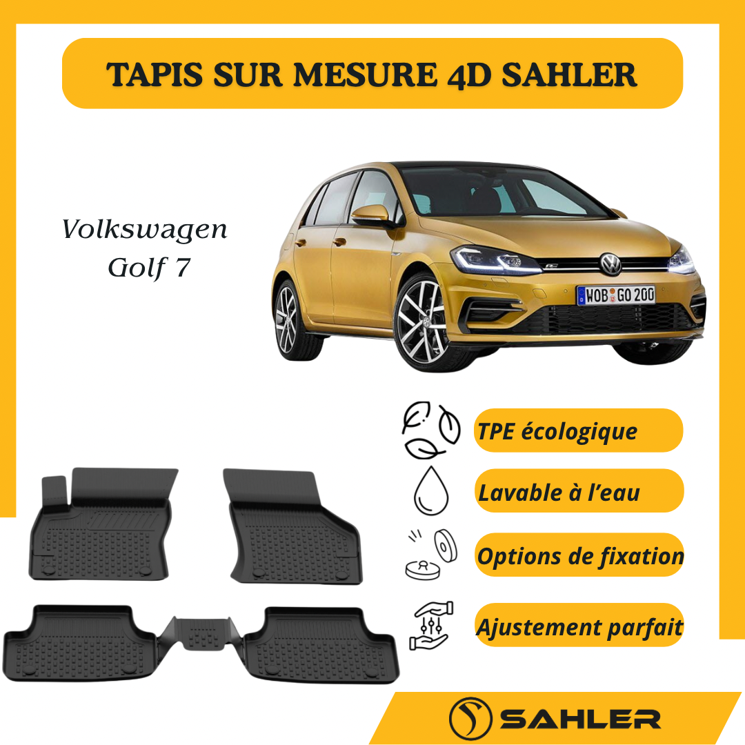 Tapis Sur Mesure 4D Volkswagen Golf 7