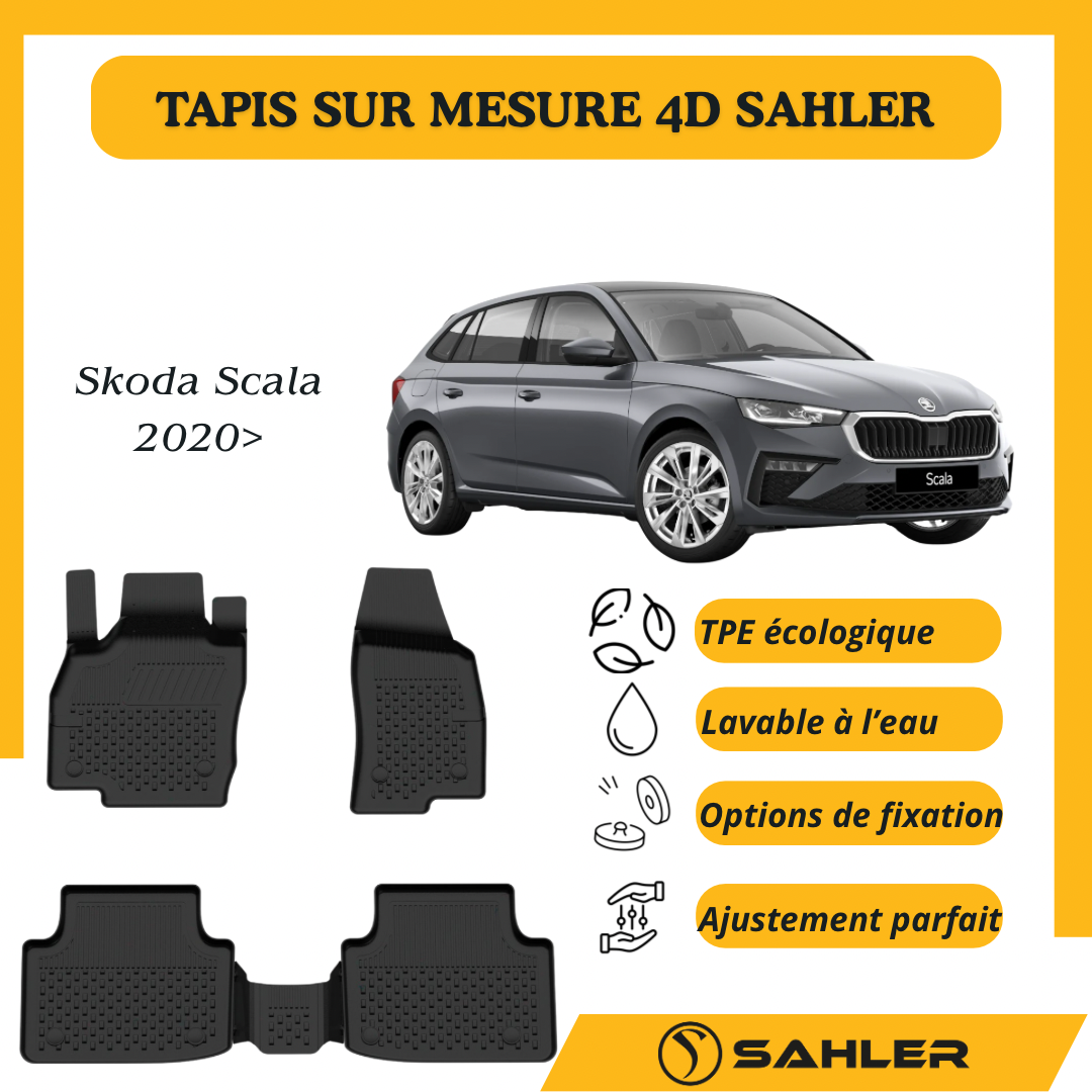 Tapis Sur Mesure 4D Skoda Scala 2020>