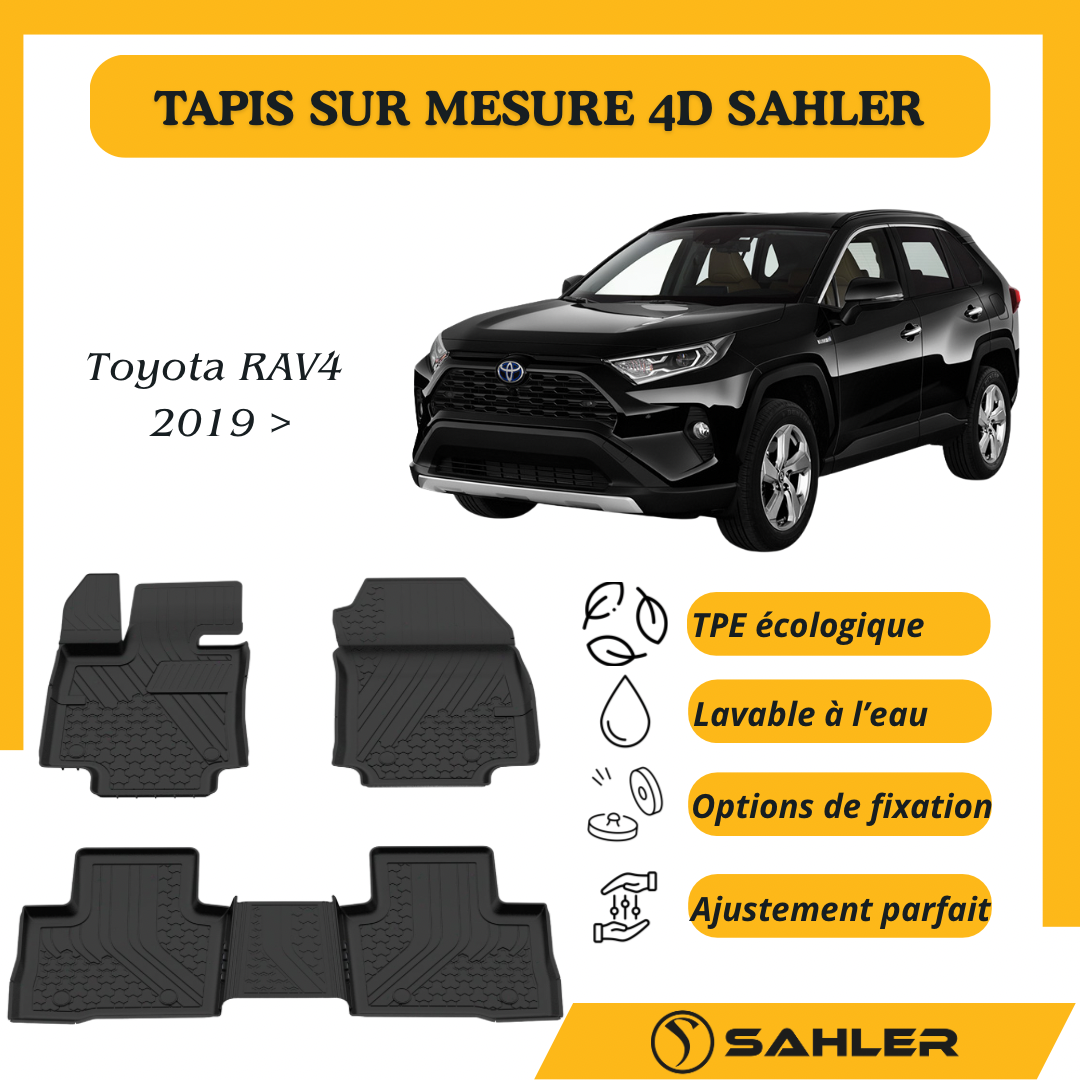 Tapis Sur Mesure 4D Premium Toyota RAV4 2019>