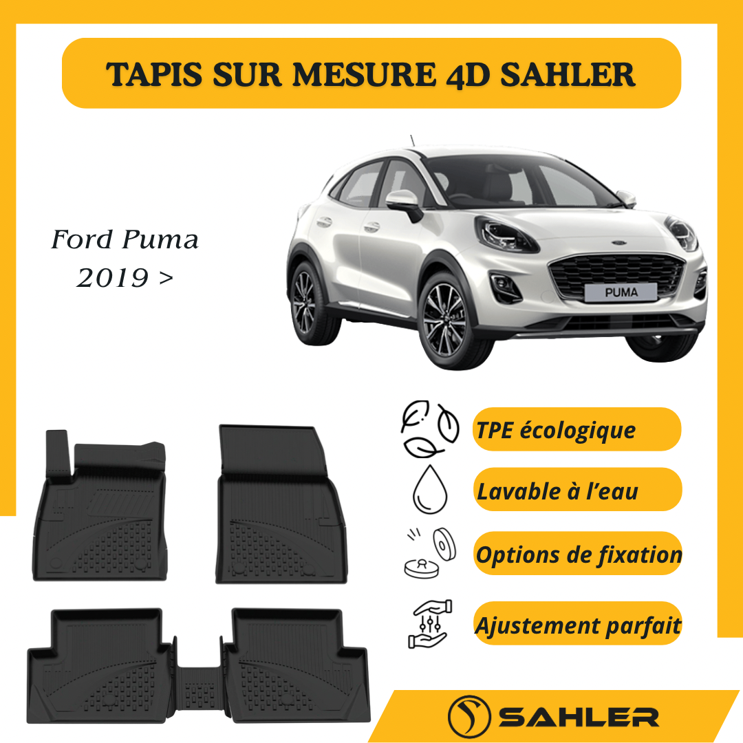 Tapis sur mesure 4D Ford Puma 2019+