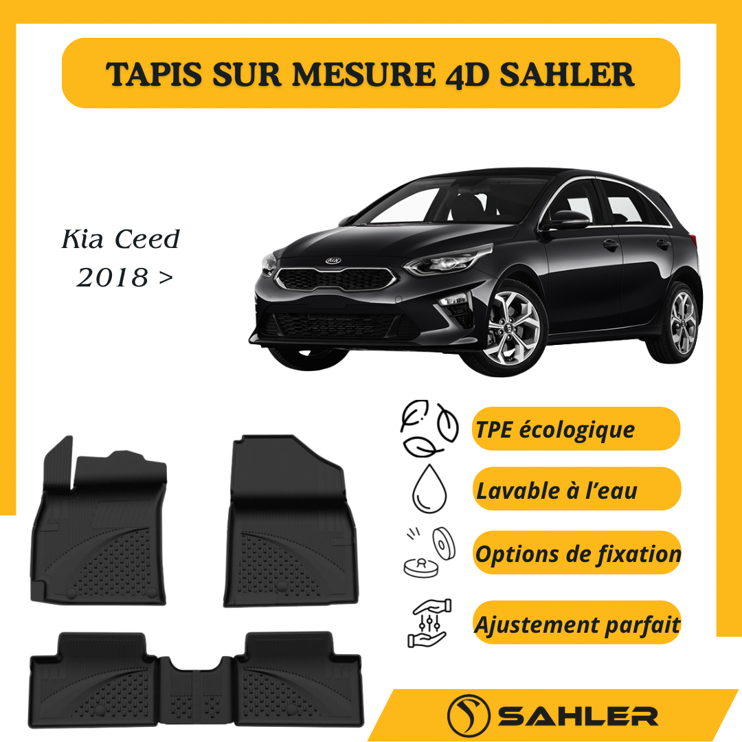 Tapis Sur Mesure 4D Kia Ceed 2018 >
