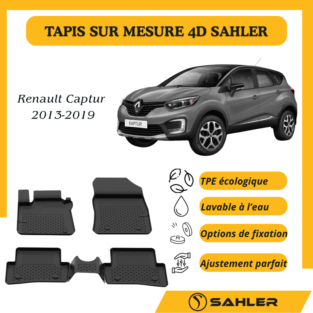 Tapis Sur Mesure 4D Renault Captur 2013-2019