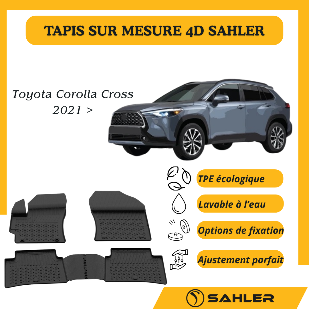 Tapis Sur Mesure 4D Toyota Corolla Cross 2021 >