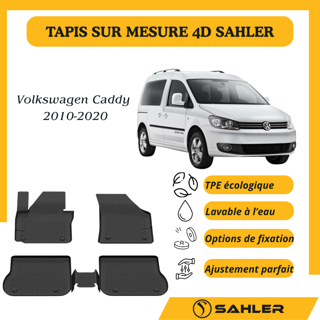Tapis Sur Mesure 4D Volkswagen Caddy 2010-2020