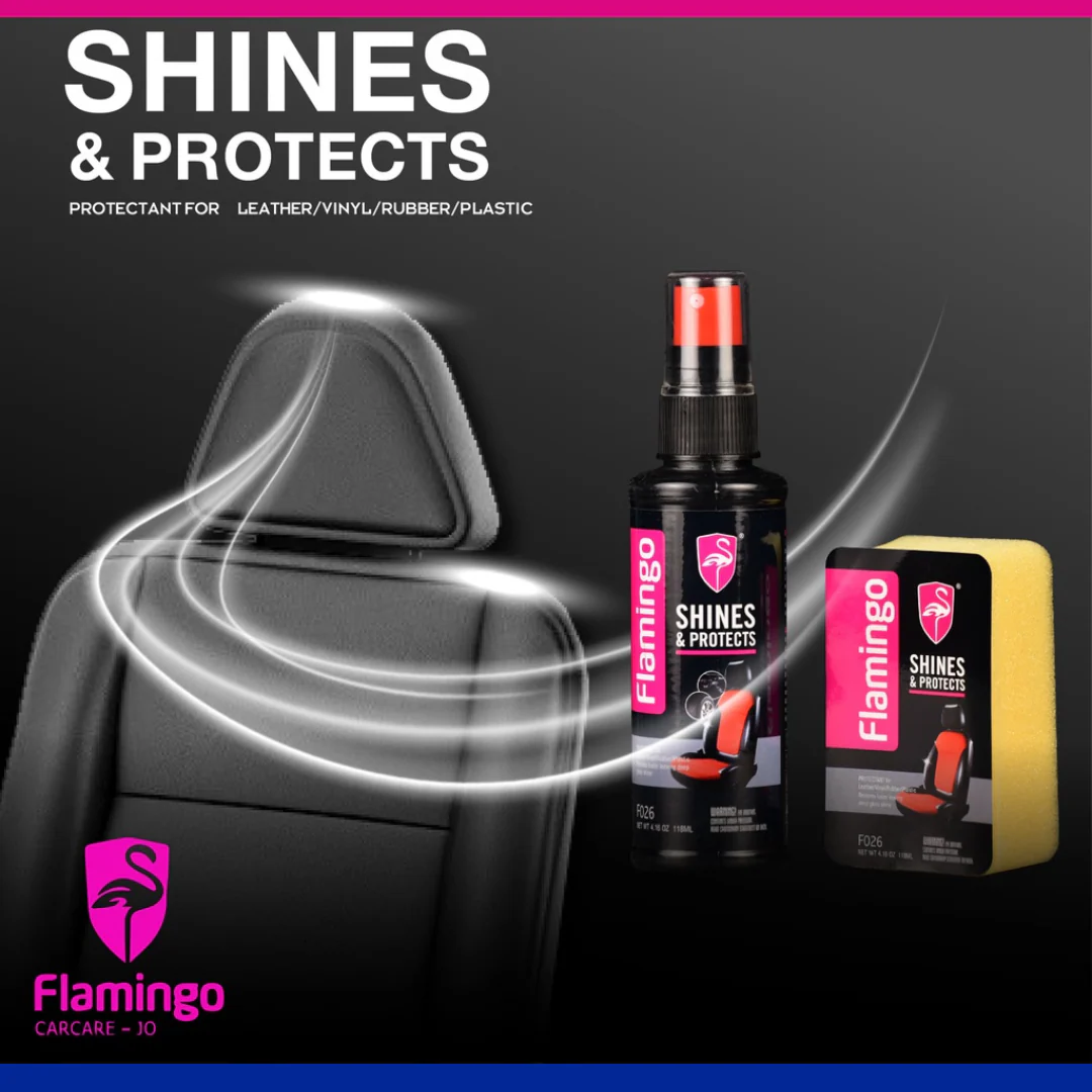 Rénovateur Plastique & Tableau de Bord Flamingo 118ML – Shines & Protects