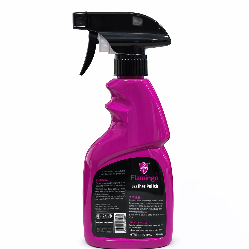 Flamingo Leather Polish 500ML – Nettoyant et Protecteur pour Cuir