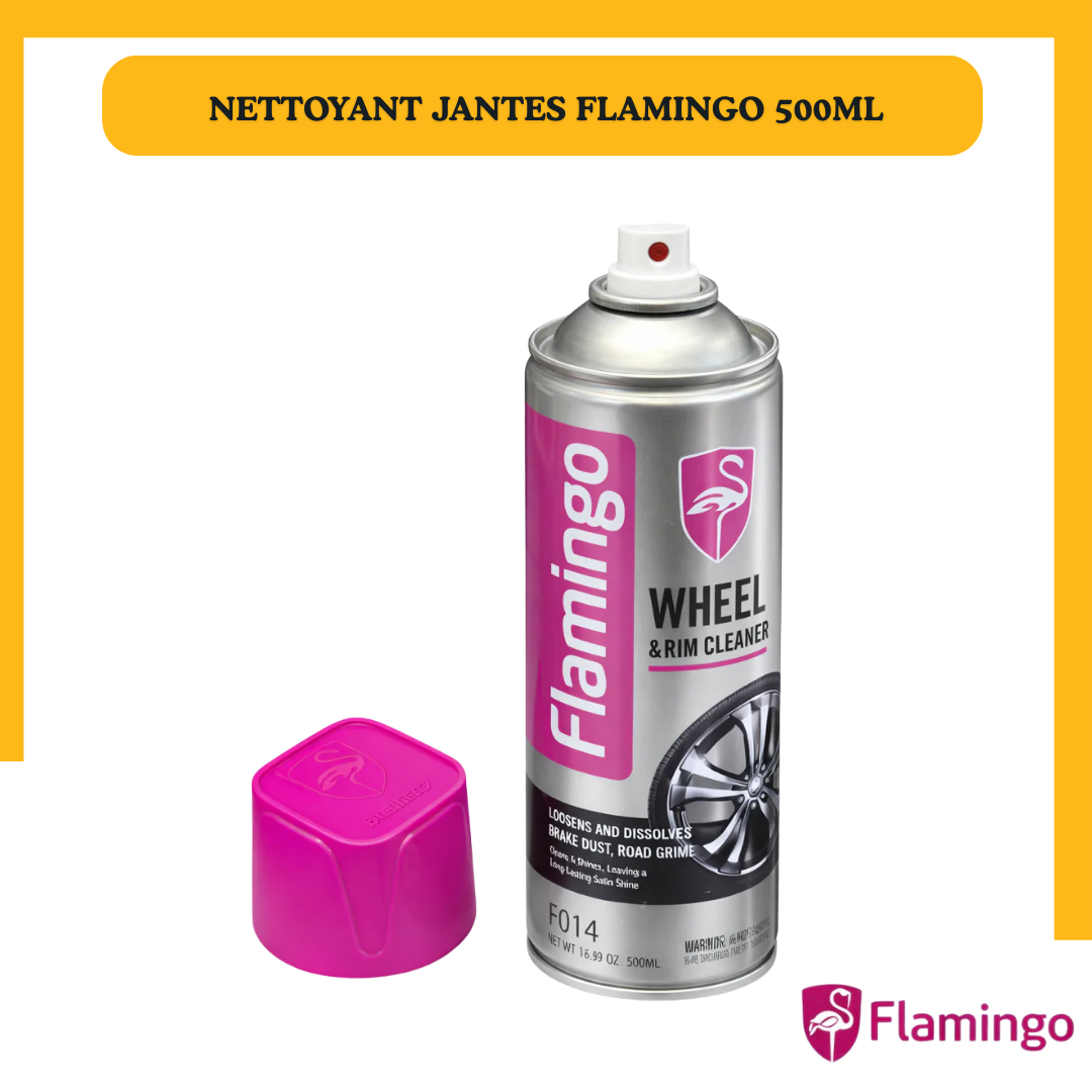 Flamingo Wheel & Rim Cleaner 500ML – Nettoyant Jantes Voiture