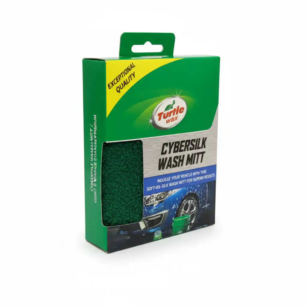 Turtle Wax Cybersilk Wash Mitt – Gant de Lavage Microfibre Premium