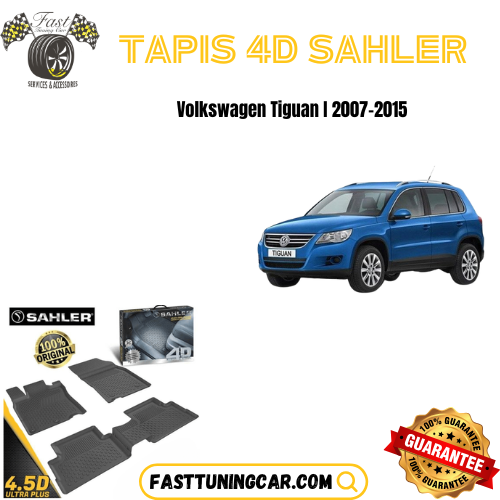 Tapis Sur Mesure 4D Volkswagen Tiguan 2007-2015