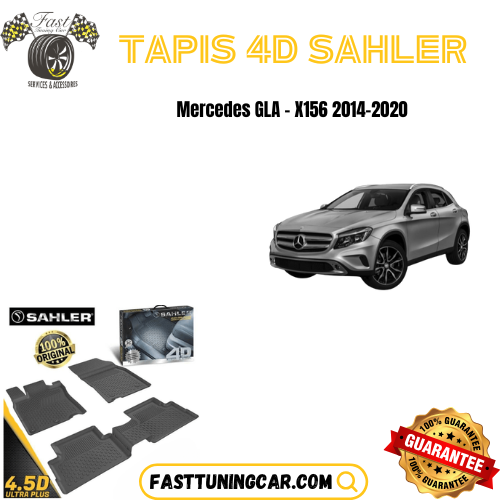 Tapis sur mesure 4D Mercedes Gla X156 2014-2020