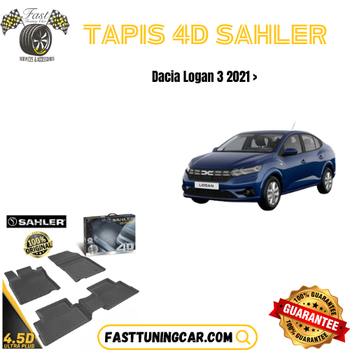 Tapis sur mesure 4D Dacia Logan 2021 >