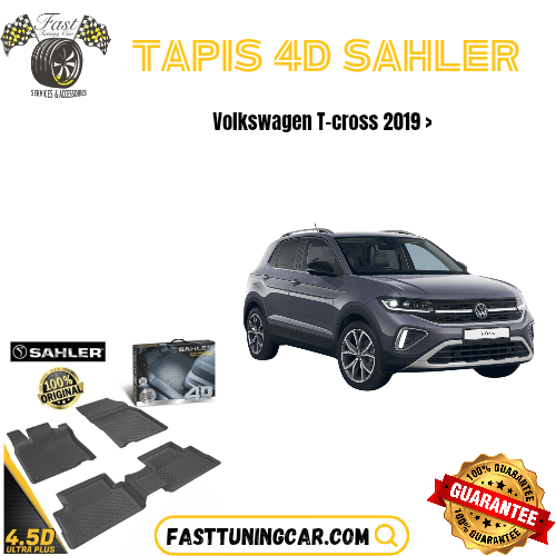 TAPIS Sur Mesure 4D Volkswagen T-cross 2019 >